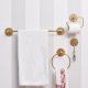 Bronze Brass Boho Design Set of 4 Bathroom Hardware Accessories